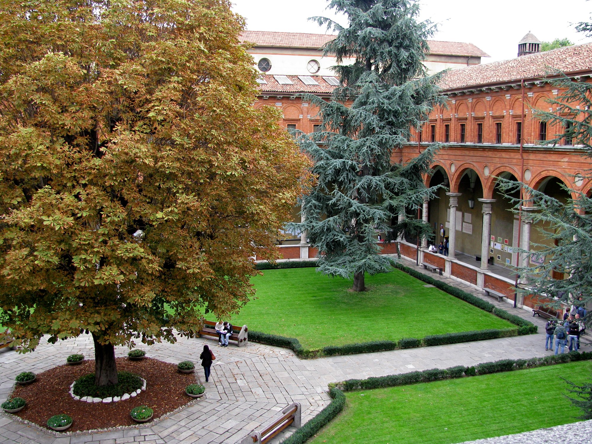 Chiostro Università Cattolica del Sacro Cuore